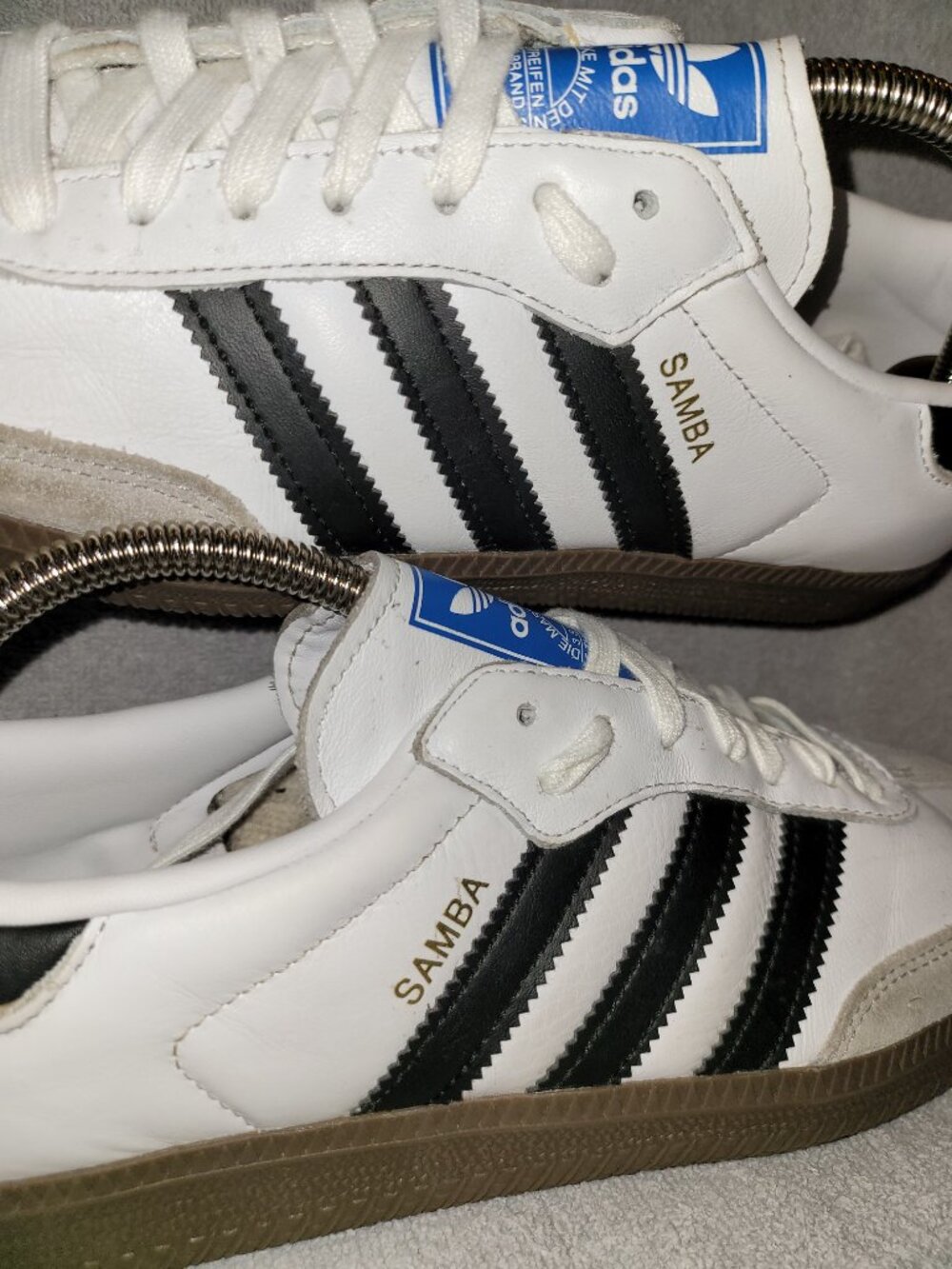 Adidas Originals Samba OG White Black Gum Men’s Size 9.5 Sneaker B75806 - Picture 15 of 15